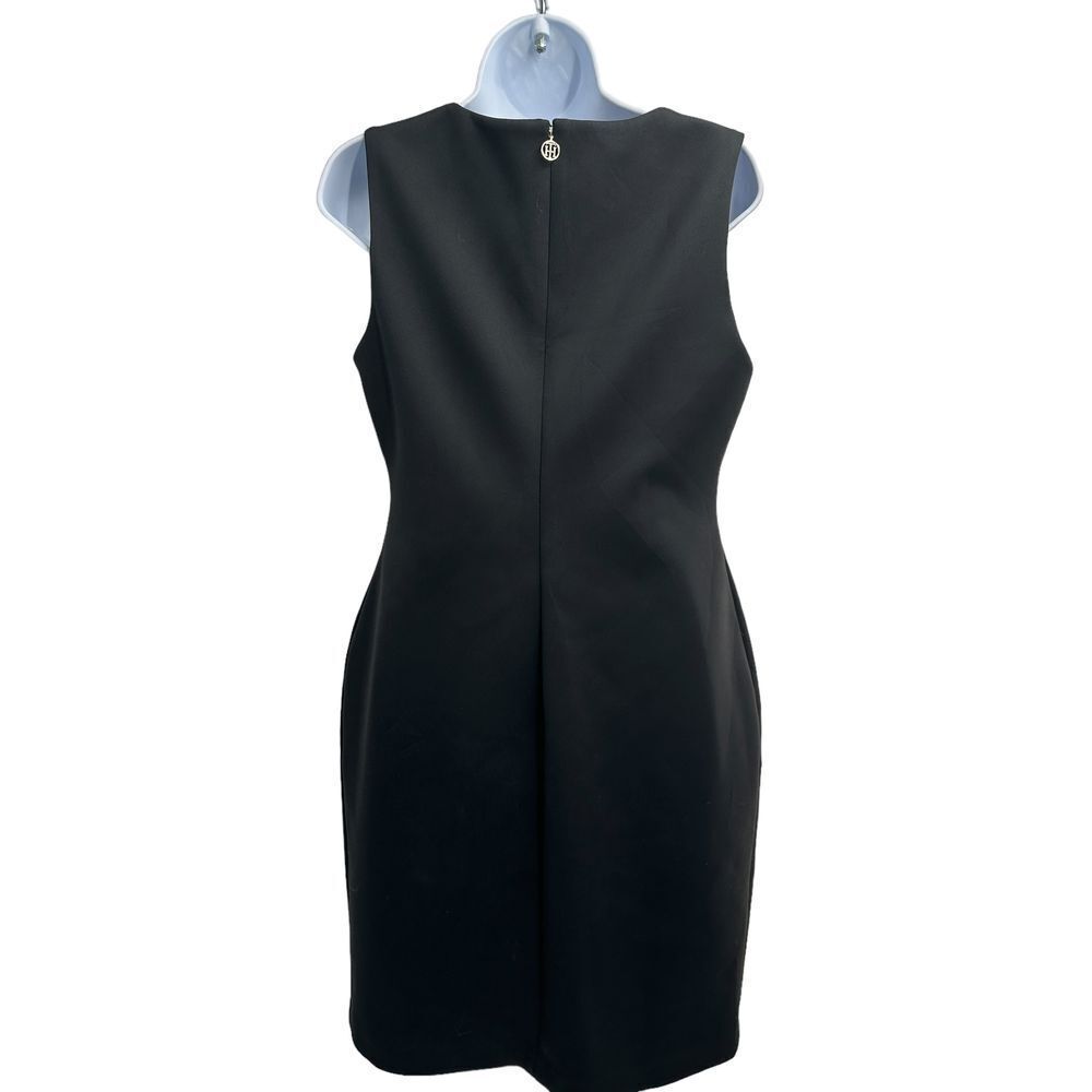 Tommy Hilfiger Sheath Dress‎ Women Black Embellished Cocktail Size 10 Office NWT - Picture 4 of 13